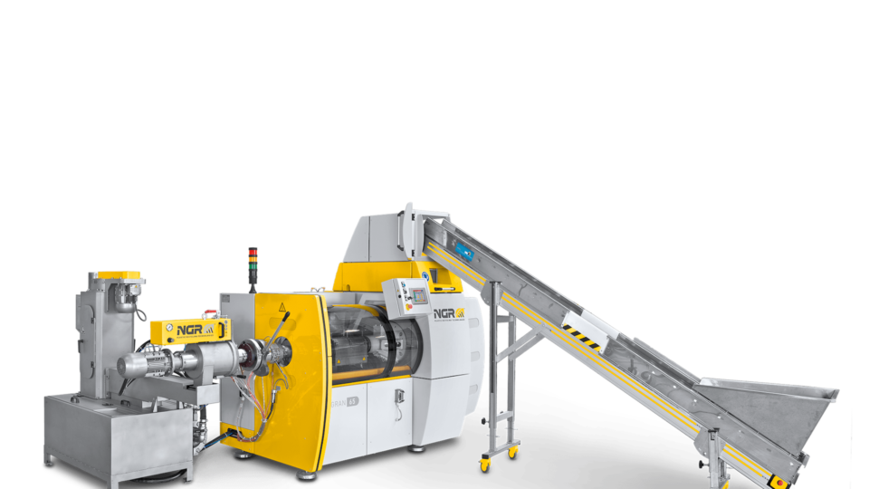 A:GRAN Recyclingmaschine Post Industrial Recycling, Produktionsabfal