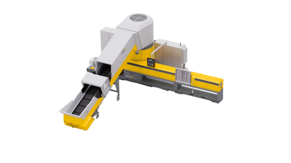 C:GRAN Recyclingmaschine, Post Consumer Recycling, end-of-life Kunststoffe