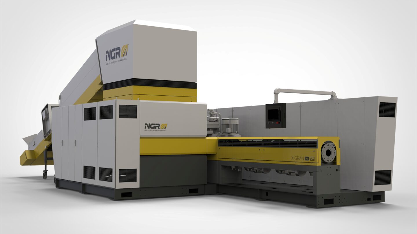X:GRAN DCU Recyclingmaschine Post Industrial Recycling, Produktionsabfall